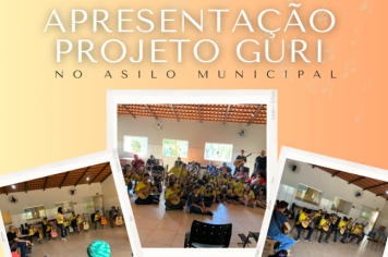 APRESENTAÇÃO AOS IDOSOS DOS NOSSOS ALUNOS DO PROJETO GURI