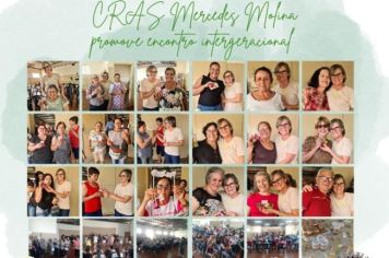 Em comemoração ao Dia Nacional dos avós, o CRAS Mercedes Molina promoveu nesta quarta-feira, dia 26 de Julho, um encontro de gerações!