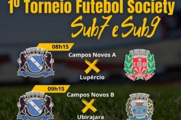 1º TORNEIO FUTEBOL SOCIETY - SUB 7 E SUB 9