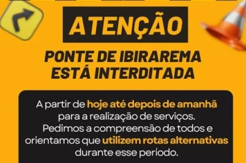  Interdição da Ponte de Ibirarema
