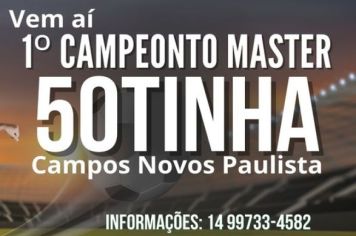 1º Campeonato Master 50Tinha 