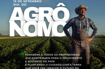 13 de setembro dia do Agrônomo 