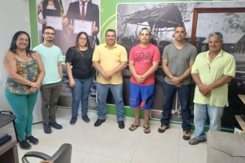 Com muita satisfação o Prefeito Flavio Euflauzino recebeu os novos servidores que ingressaram na equipe da Prefeitura Municipal