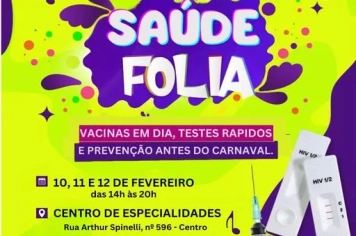 Saúde Folia: Cuidar da Saúde Também é Carnaval