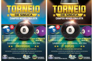 TORNEIO DE SINUCA 