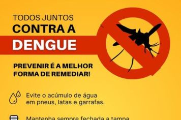 PREVENÇÃO: A MELHOR FORMA DE SE COMBATER A DENGUE