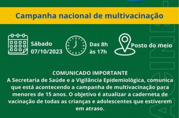 Campanha nacional de multivacinação 