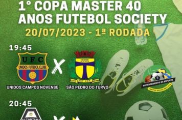 1º COPA MASTER 40 ANOS FUTEBOL SOCIETY