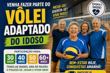 Vôlei Adaptado do Idoso