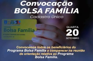 Convocação bolsa família