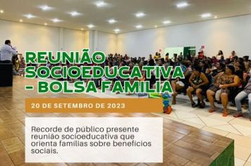 Reunião Socioeducativa - Bolsa Família