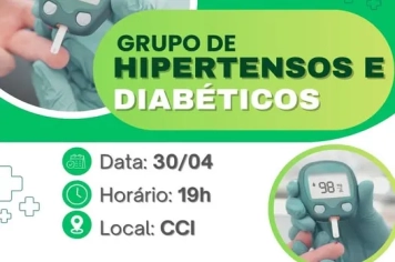GRUPO DE HIPERTENSOS E DIABÉTICOS