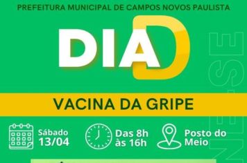 Dia D - VACINA DA GRIPE