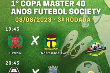 1° COPA MASTER 40 ANOS FUTEBOL SOCIETY