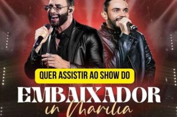 Sorteio 3 convites para o show do Gusttavo lima