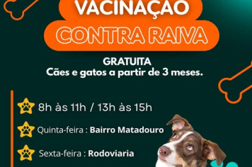 VACINAÇÃO CONTRA RAIVA
