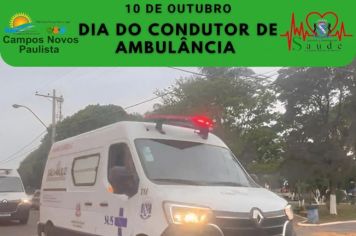 Dia do condutor de ambulância 