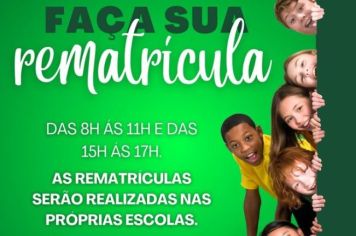 Faça sua Rematrícula 