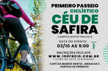 1º Passeio Ciclístico Céu de Safira