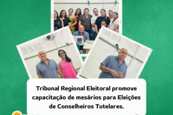 Capacitação aos mesários cadastrados para as Eleições de Conselheiros Tutelares do ano de 2023.