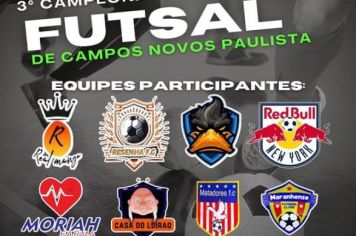  3º Campeonato Municipal de Futsal