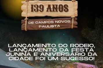 Aniversário da Cidade de Campos Novos Paulista 