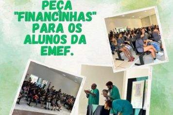 Sicoob Credimota realizou em parceria com a Secretária da Educação duas apresentações teatrais com o tema 