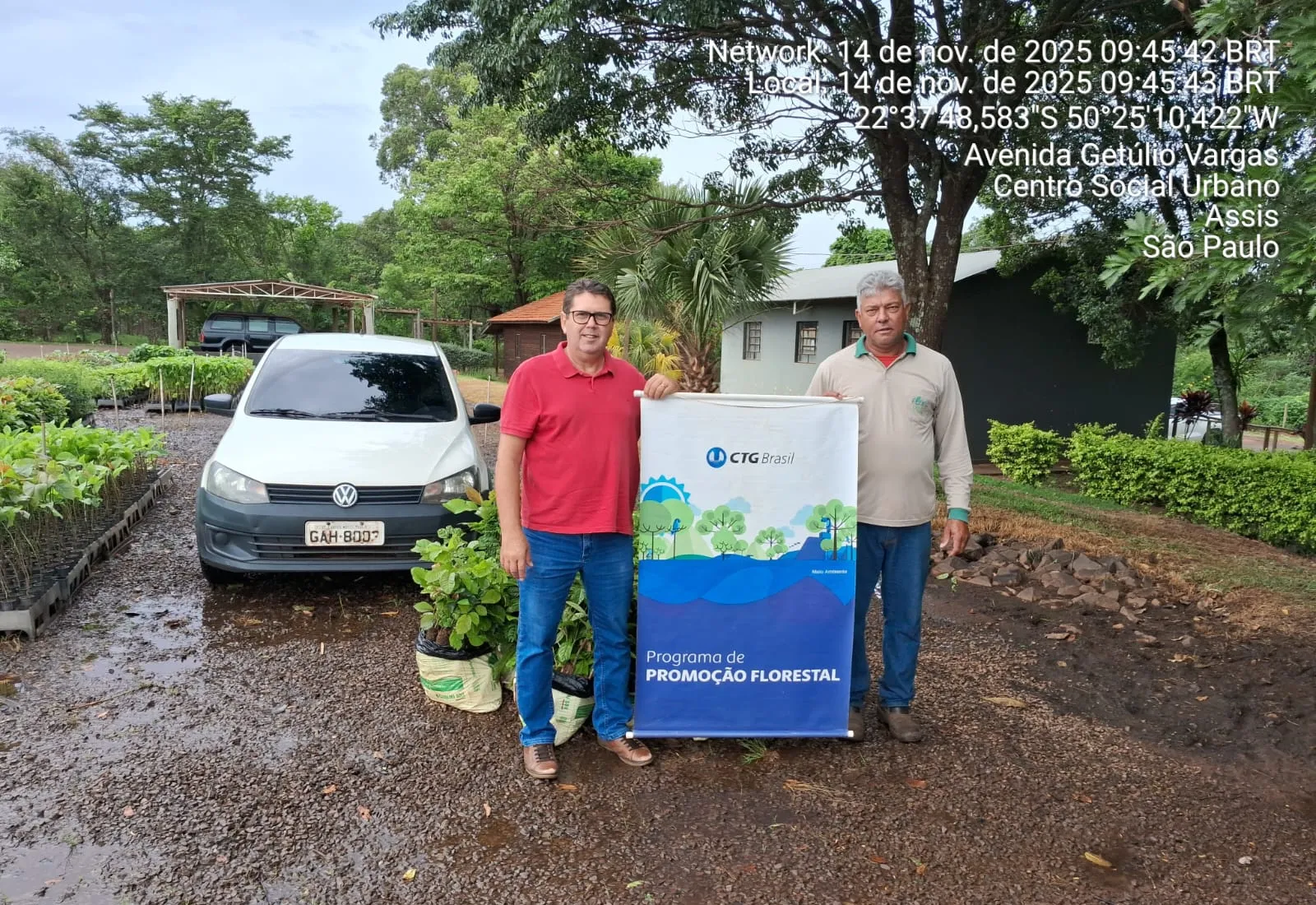 Parceria fortalece reflorestamento de áreas ciliares em Campos Novos Paulista