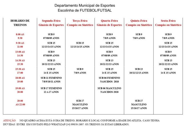 Departamento Municipal de Esporte 