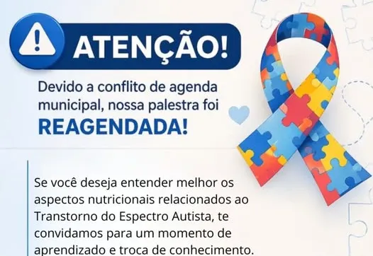 PALESTRA SOBRE TEA É REAGENDADA