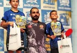 DESTAQUE NO TÊNIS DE MESA EM SALTO GRANDE!