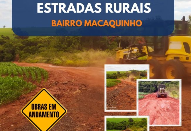 OBRAS EM ANDAMENTO: BAIRRO MACAQUINHO