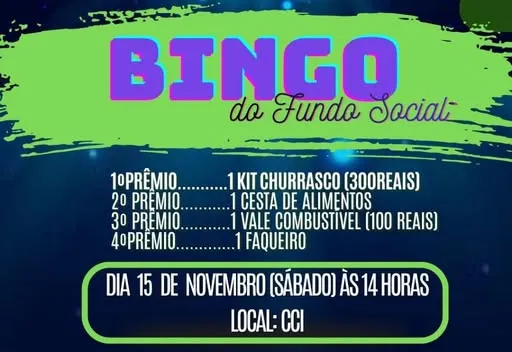 É dia de Bingo no CCI!