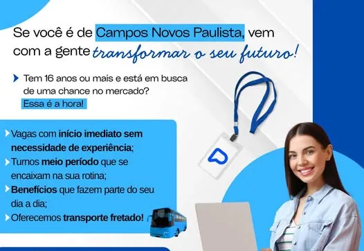 Oportunidade para transformar o seu futuro!