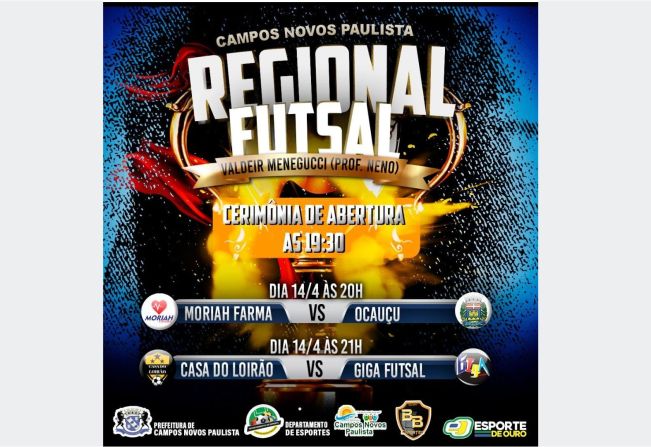 CAMPEONATO REGIONAL DE FUTSAL