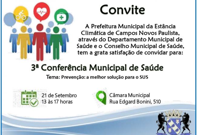 Consulta Pública para Elaboração do Plano Municipal de Saúde 2022 - 2025