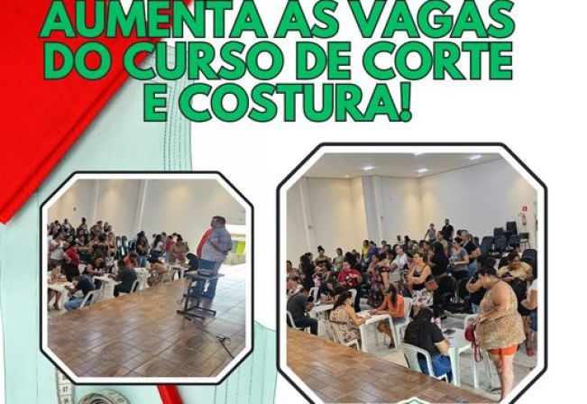 Vagas de corte e costura 