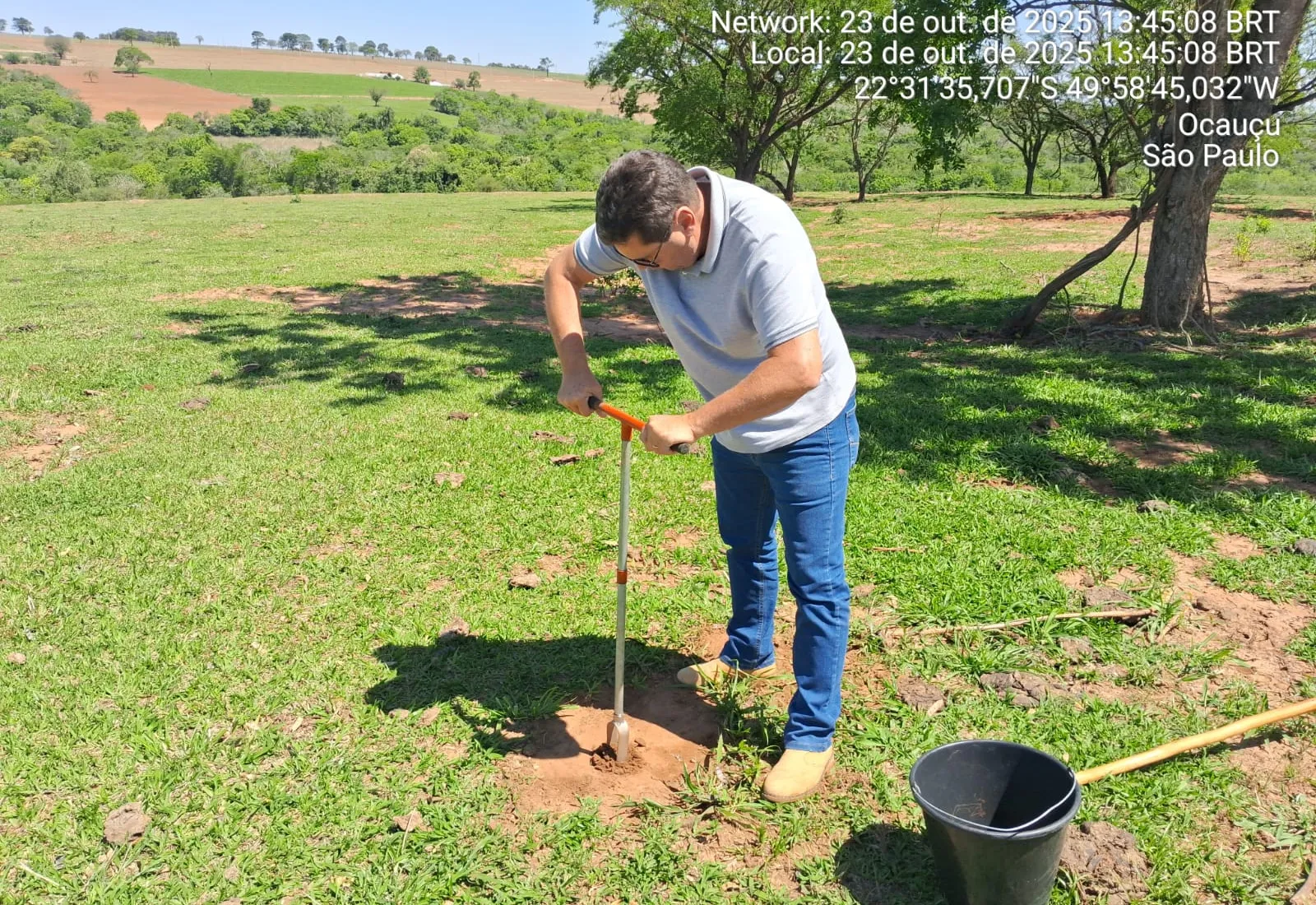 epartamento de Meio Ambiente realiza coleta e análise de solo em apoio aos produtores rurais