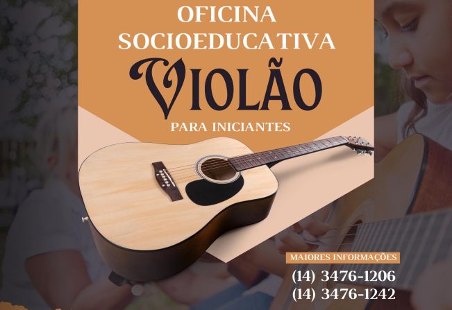 Oficina Socioeducativa Violão para iniciantes