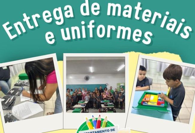 Entrega de Materiais e Uniformes 