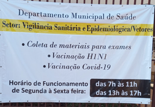 Setor de Vigilância Sanitária em novo endereço!