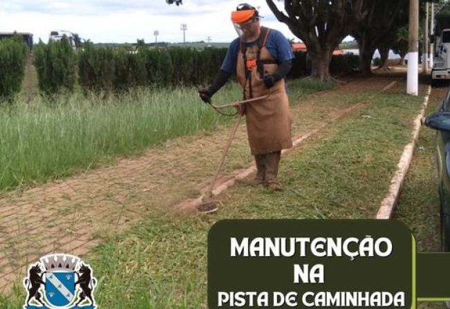 Manuntenção na Pista de Caminhada 