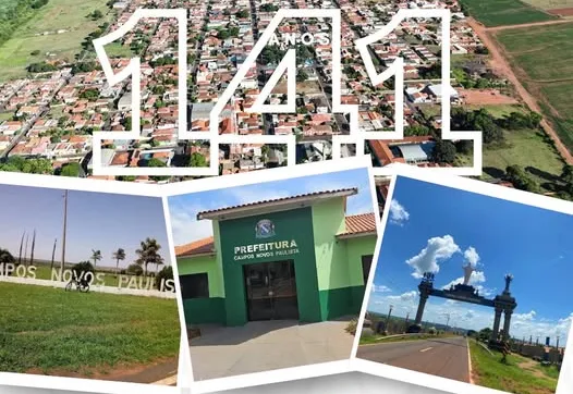 Campos Novos Paulista celebra 141 anos de história e conquistas 