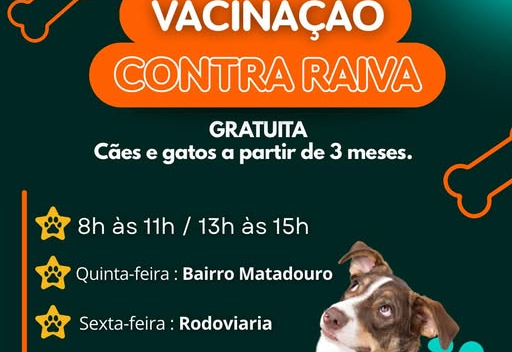 VACINAÇÃO CONTRA RAIVA